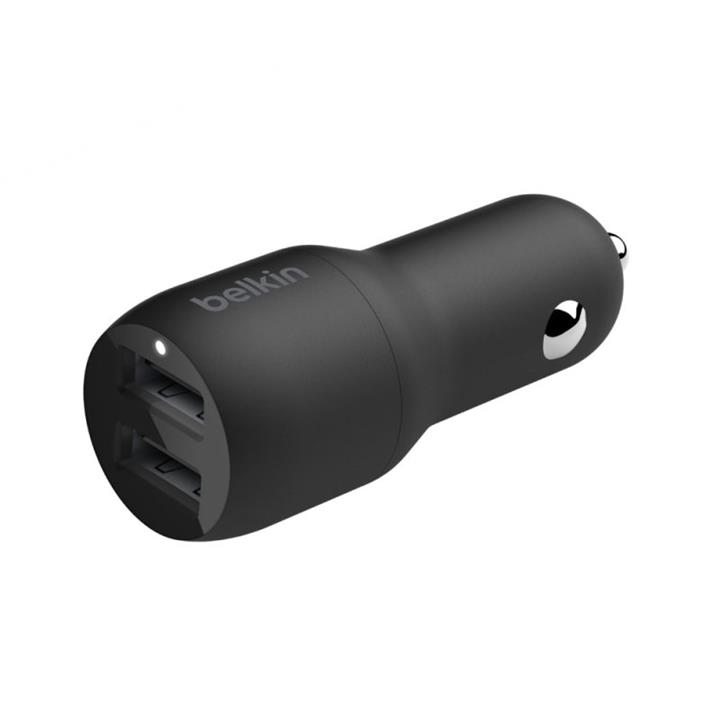 شارژر فندکی بلکین مدل CCB001btBK Belkin CCB001btBK Car Charger